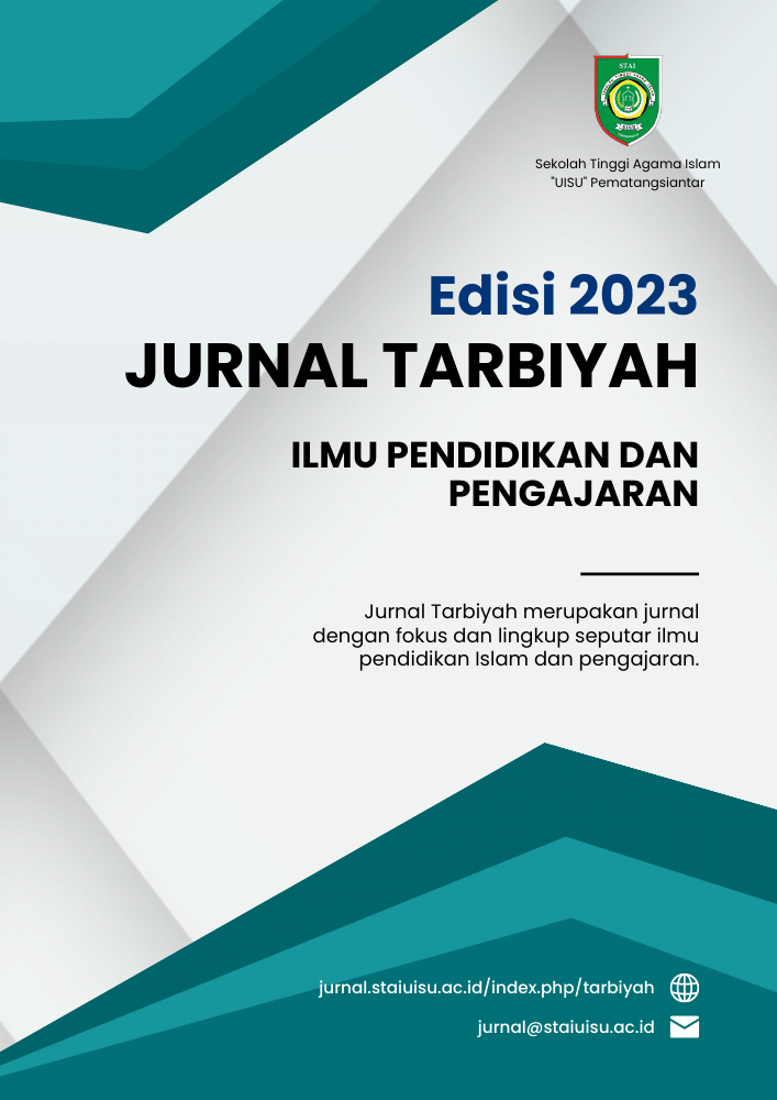 Cover Jurnal Tarbiyah